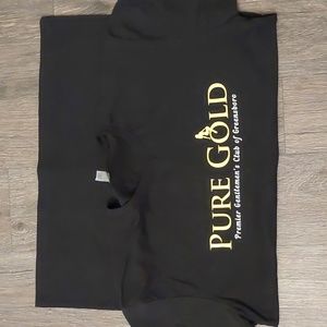 Pure Gold Premier Gentleman's Club Of Greensboro Black T - Shirt